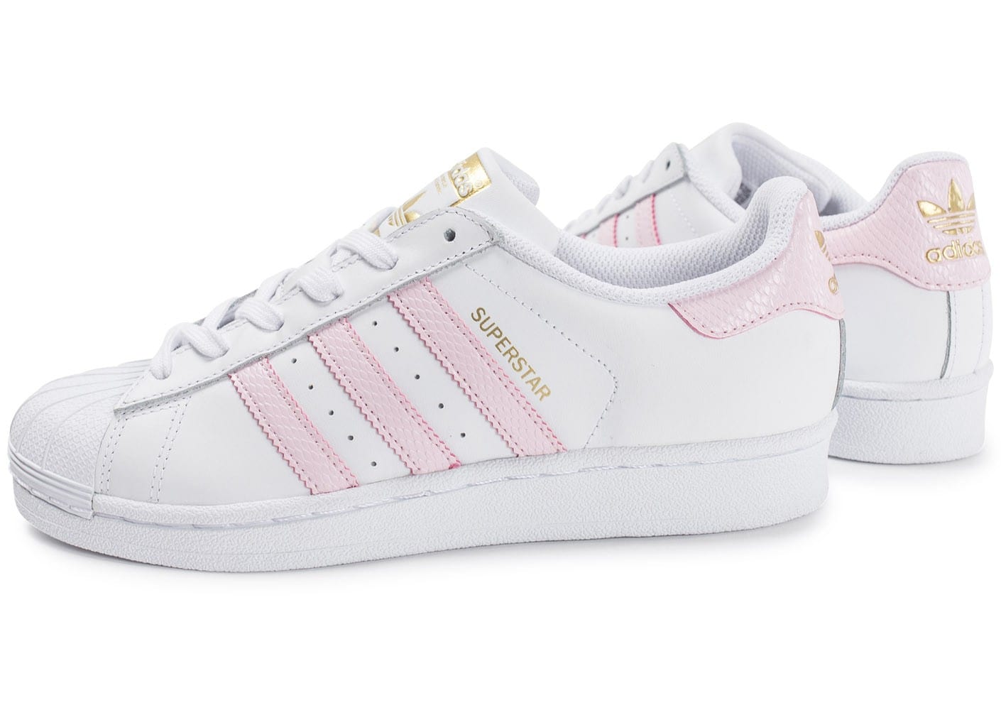 chaussure adidas superstar rose