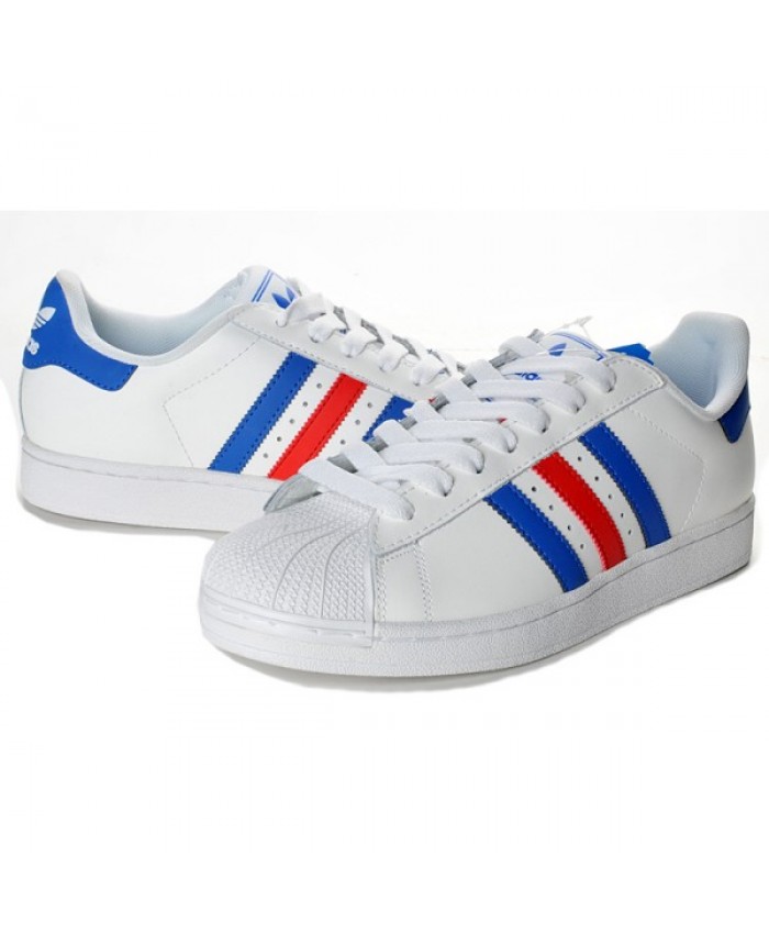 adidas superstar bleu blanc rouge