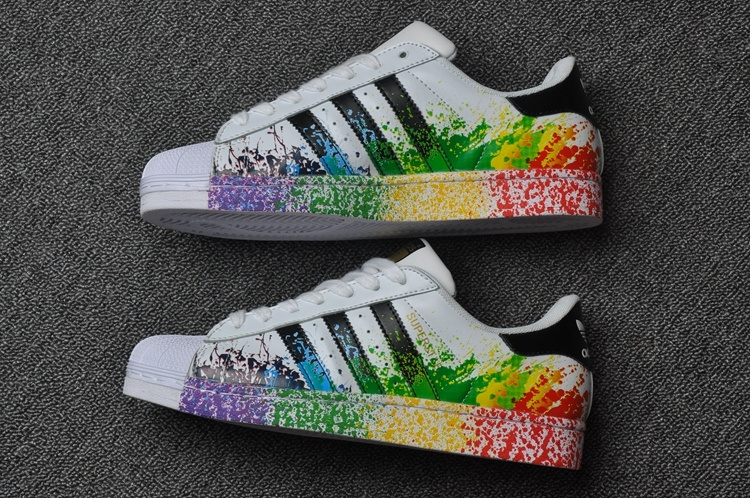 adidas superstar rainbow